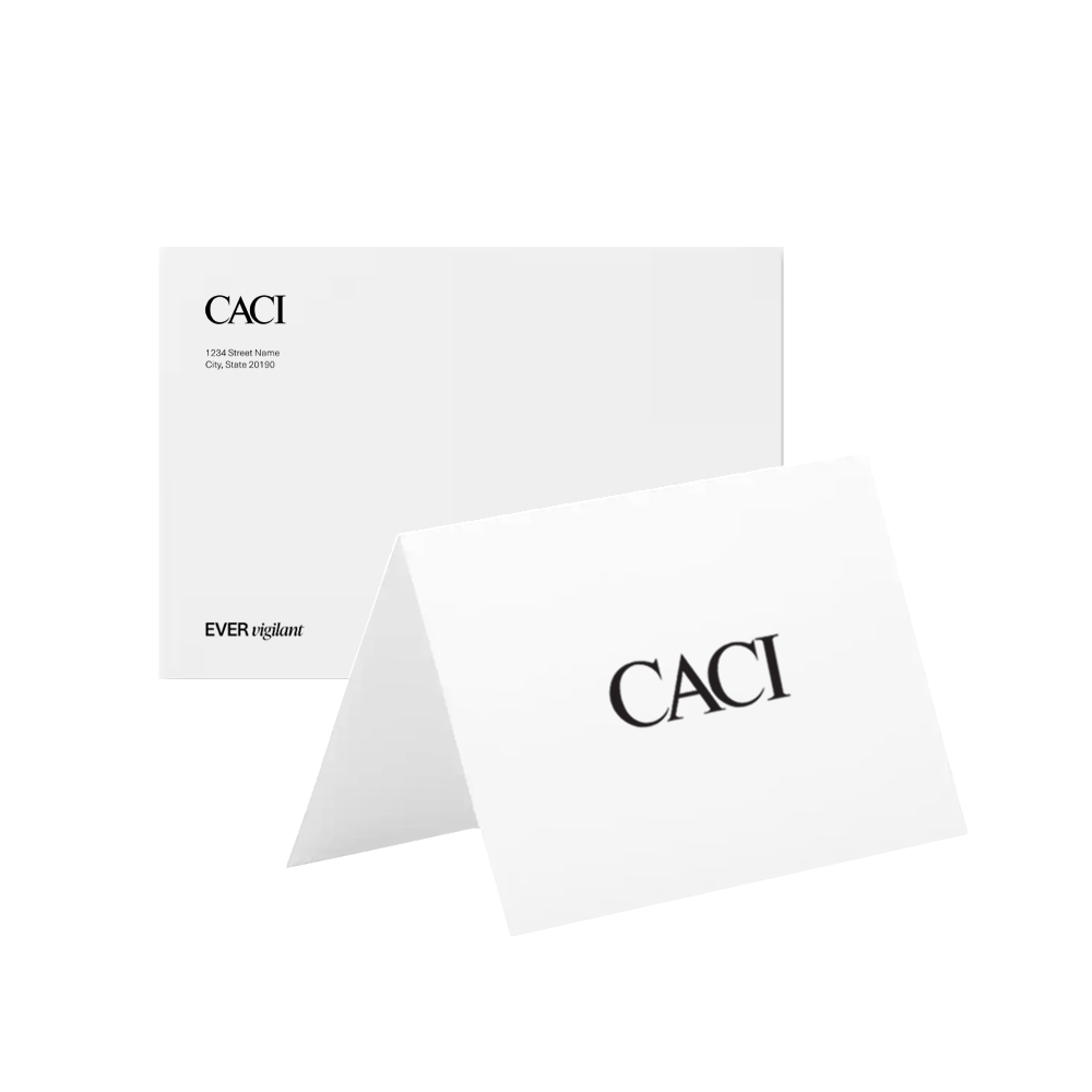 Custom Address Greeting Card & Envelope Suite - Set of 100