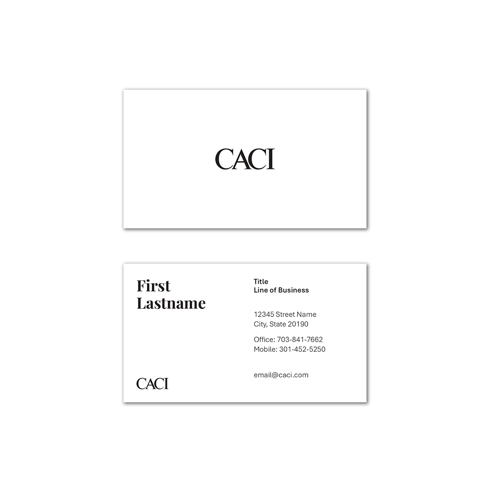 CACI Business Cards